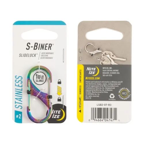 Nite-Ize S-Biner Stainless Steel SlideLock