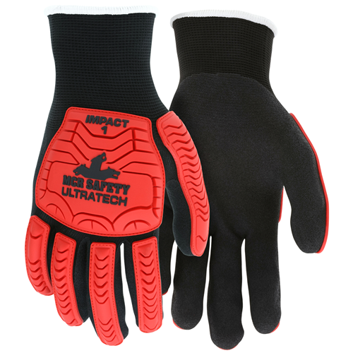 MCR Safety UltraTech Stitched, Nylon Black SFN