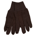 MCR Safety Large Brown Jersey Cotton/Poly