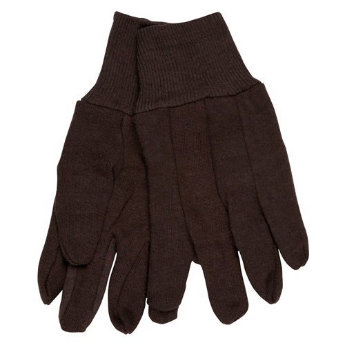 MCR Safety Large Brown Jersey Cotton/Poly