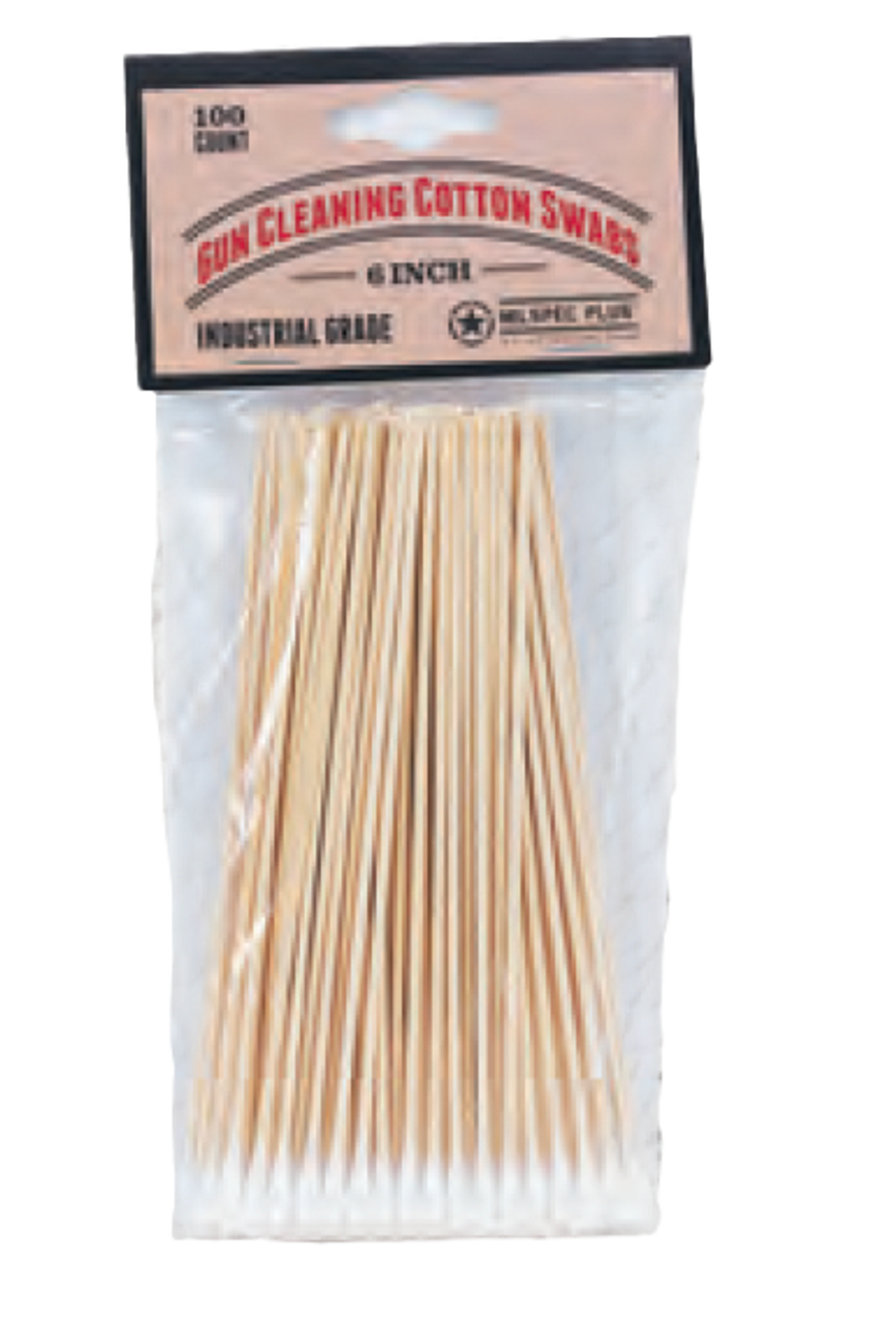 Voodoo Tactical Industrial Cotton Tip Swabs, 100-Pack