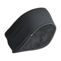 Zan Headgear Ear Headband SportFlex High Pile Fleece - Black