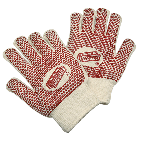 MCR Safety Red Brick Terry Nitrile