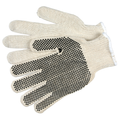 MCR Safety Hvy 100% Cotton, Nat'l 1-Side Dot