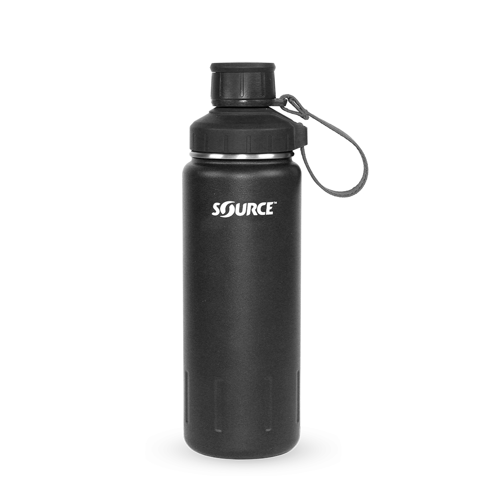 SOURCE Tactical Terrain 700ml Insulated SS Bottle - Carbon Black