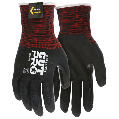 MCR Safety CutPro,18g Kevlar, NF w/Thnb Swipe
