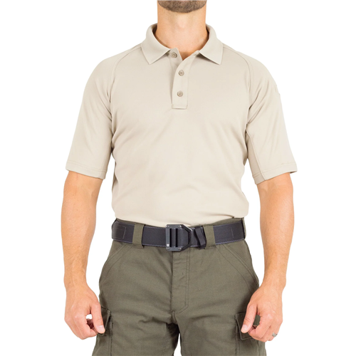 First Tactical M Performance SS Polo - Silver Tan