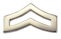 Hero's Pride Corporal Chevron Mini 3/4'' Wide - Pair