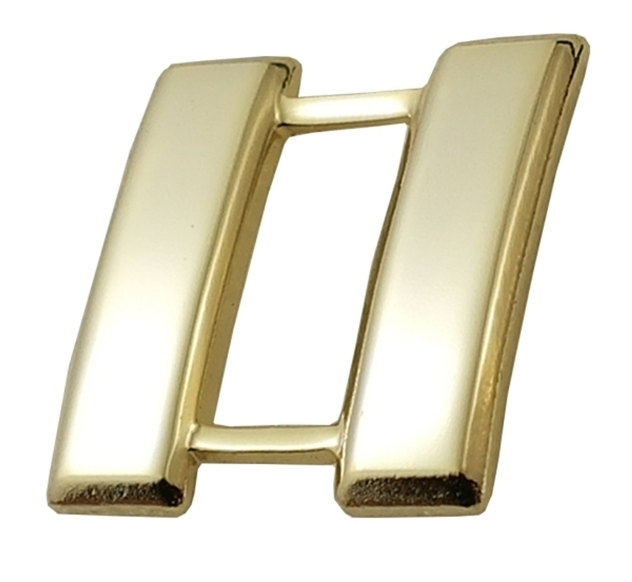 Hero's Pride CAPTAIN Mini Smooth Metal Insignia 3/4'' High - Pair