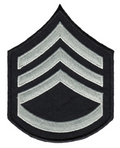 Hero's Pride Sergeant 2 LAPD Chevron (3+Rocker) 3 1/8'' Wide - Pair