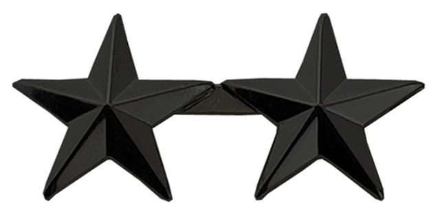 Hero's Pride 2 Star Pin 1/2' High - Pair