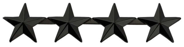 Hero's Pride 4 Star Pin 1/2' High - Pair