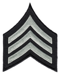 Hero's Pride Sergeant LAPD Chevron 3 1/8'' Wide - Pair