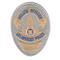 Hero's Pride LAPD OFFICER Badge Patch 2 11/16''x3 5/8'' - Pair