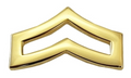 Hero's Pride Corporal Chevron Mini 3/4'' Wide - Pair