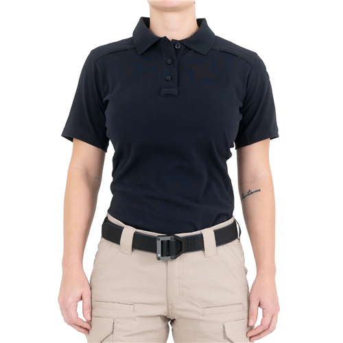 First Tactical W Cotton SS Polo - Midnight Blue
