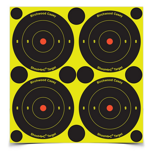 Birchwood Casey Shoot-N-C 3 Inch Bull's-Eye, 48 Targets - 120 Pasters