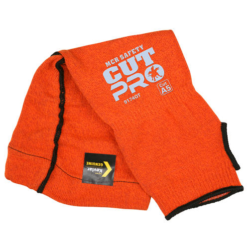 MCR Safety 14 Orange Kevlar Slv w gusset & thumb