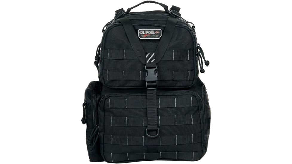 GPS Tactical Range Backpack - Holds 3 Handguns