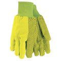 MCR Safety Yellow - Double Palm,Dot,Knit Wrist