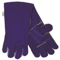 MCR Safety Blue Reg Shldr Weldr w/Dbl Palm Pad