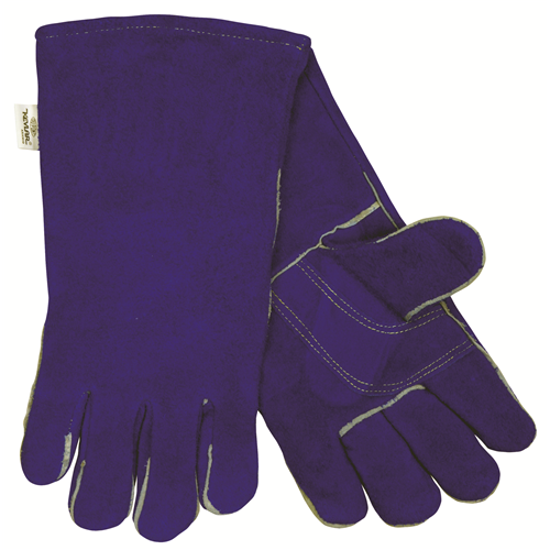MCR Safety Blue Reg Shldr Weldr w/Dbl Palm Pad