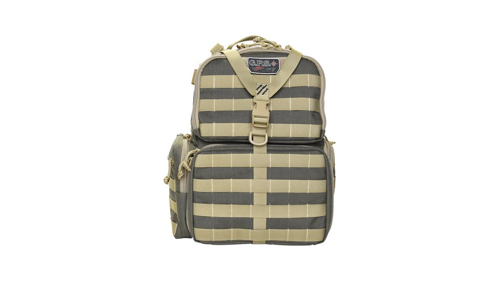 GPS Tactical Range Backpack - Holds 3 Handguns