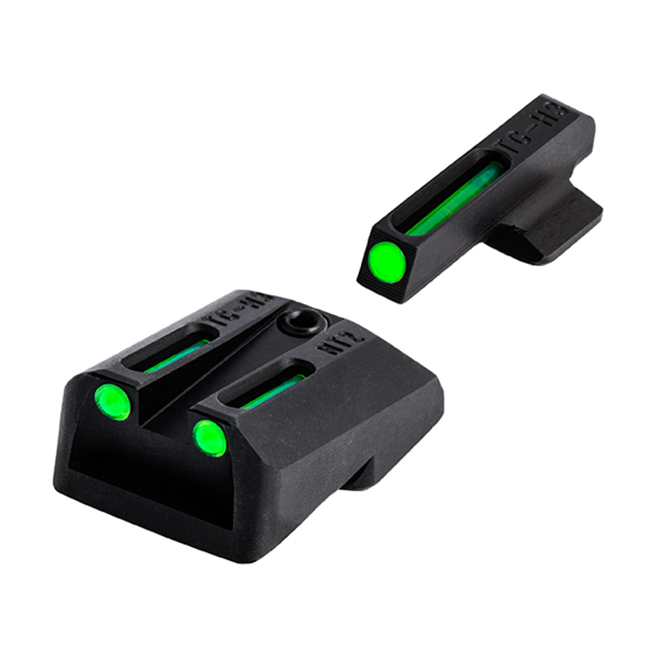 Truglo TFO Sight Set for Novak 1911 .260/.500 - Green Front/Green Rear