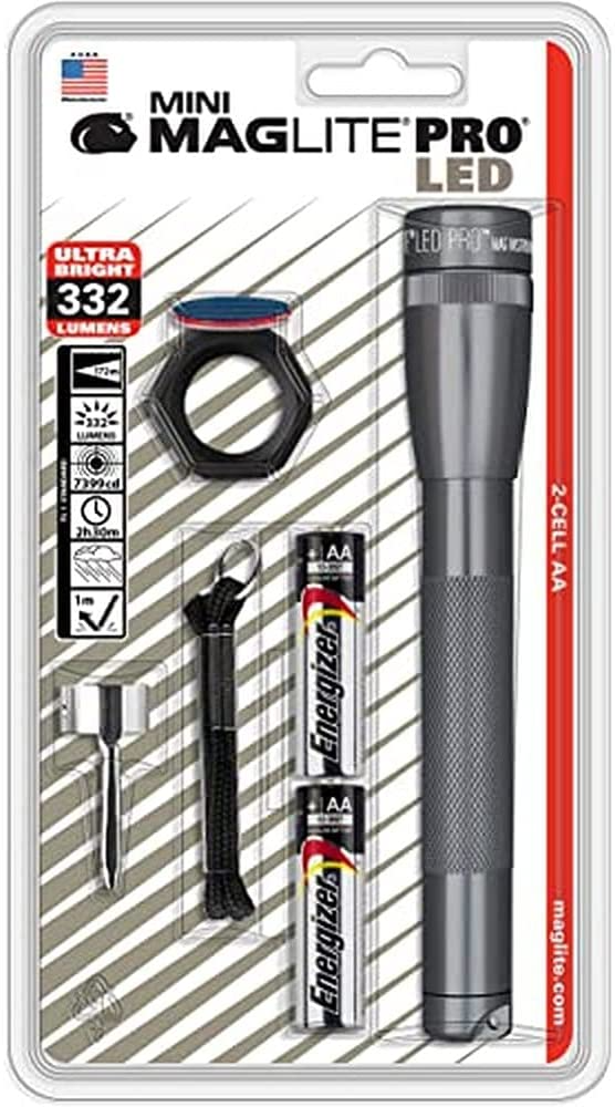 Maglite Mini Maglite Pro 2 AA-Cell LED Flashlight Combo Pack