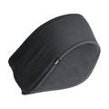 Zan Headgear Ear Headband SportFlex Low Pile Fleece - Black