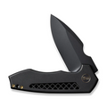 We Knife Harpen Flipper Knife Titanium Handle