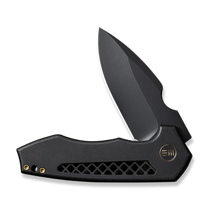 We Knife Harpen Flipper Knife Titanium Handle