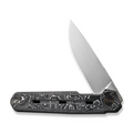 We Knife WEKNIFE Navo Flipper Knife Carbon Fiber Handle (3.25 CPM 20CV Blade) WE22026-6