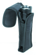 Voodoo Tactical Flashlight Pouch W/ Adjustable Cover & Elastic Sides