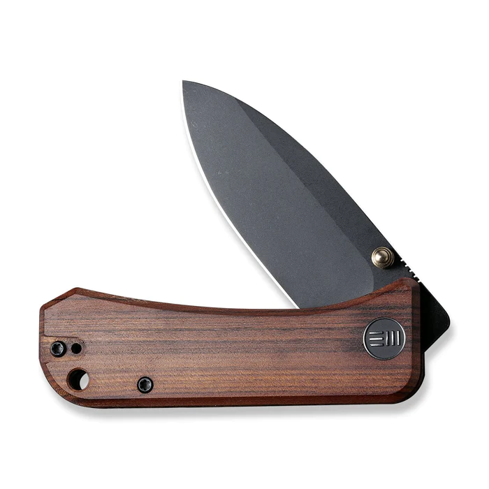 We Knife WEKNIFE Banter Thumb Stud Knife Wood Handle (2.9 CPM S35VN Blade) 2004K