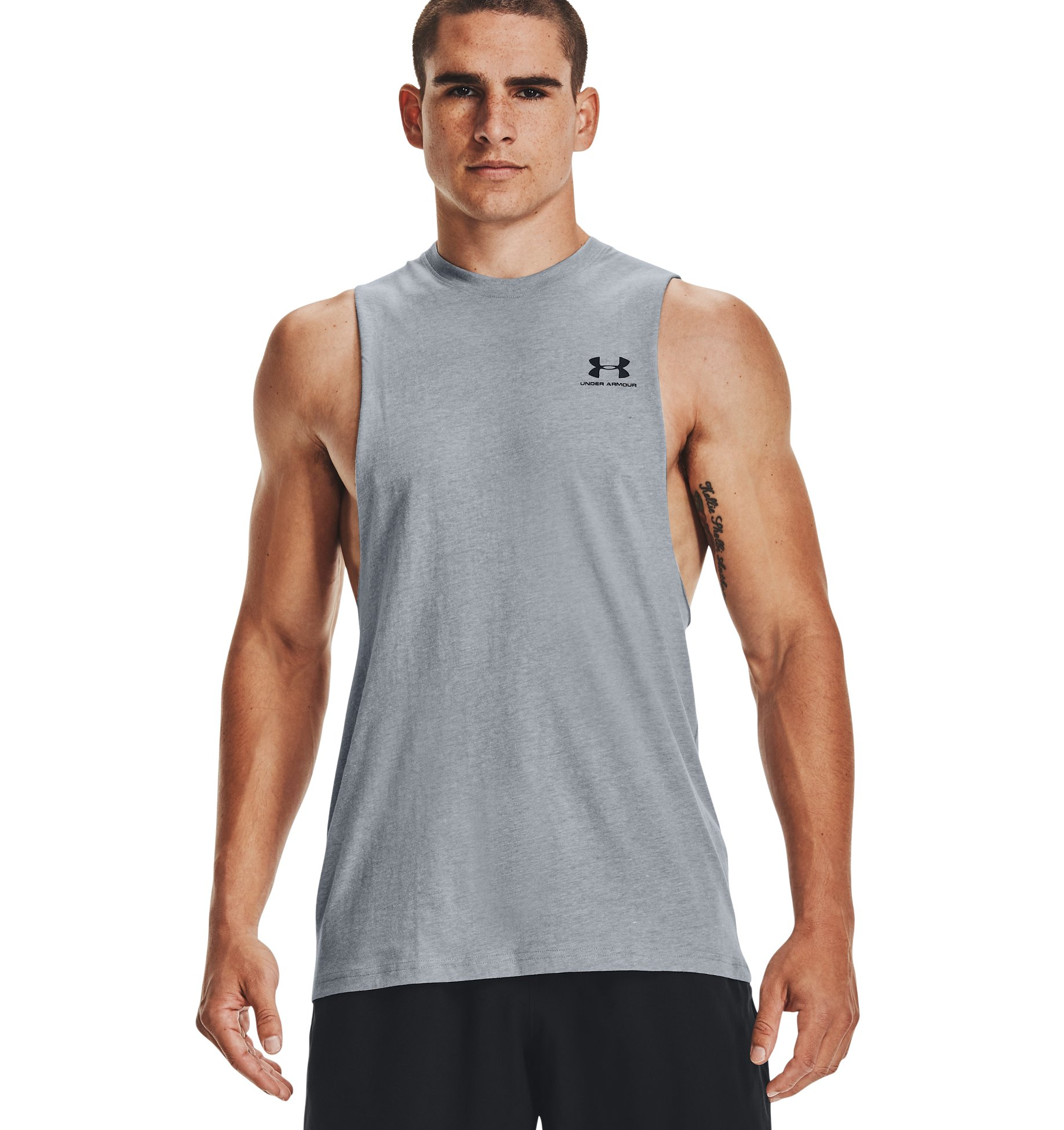 Under Armour Men's UA Sportstyle Left Chest Cut-Off Tank