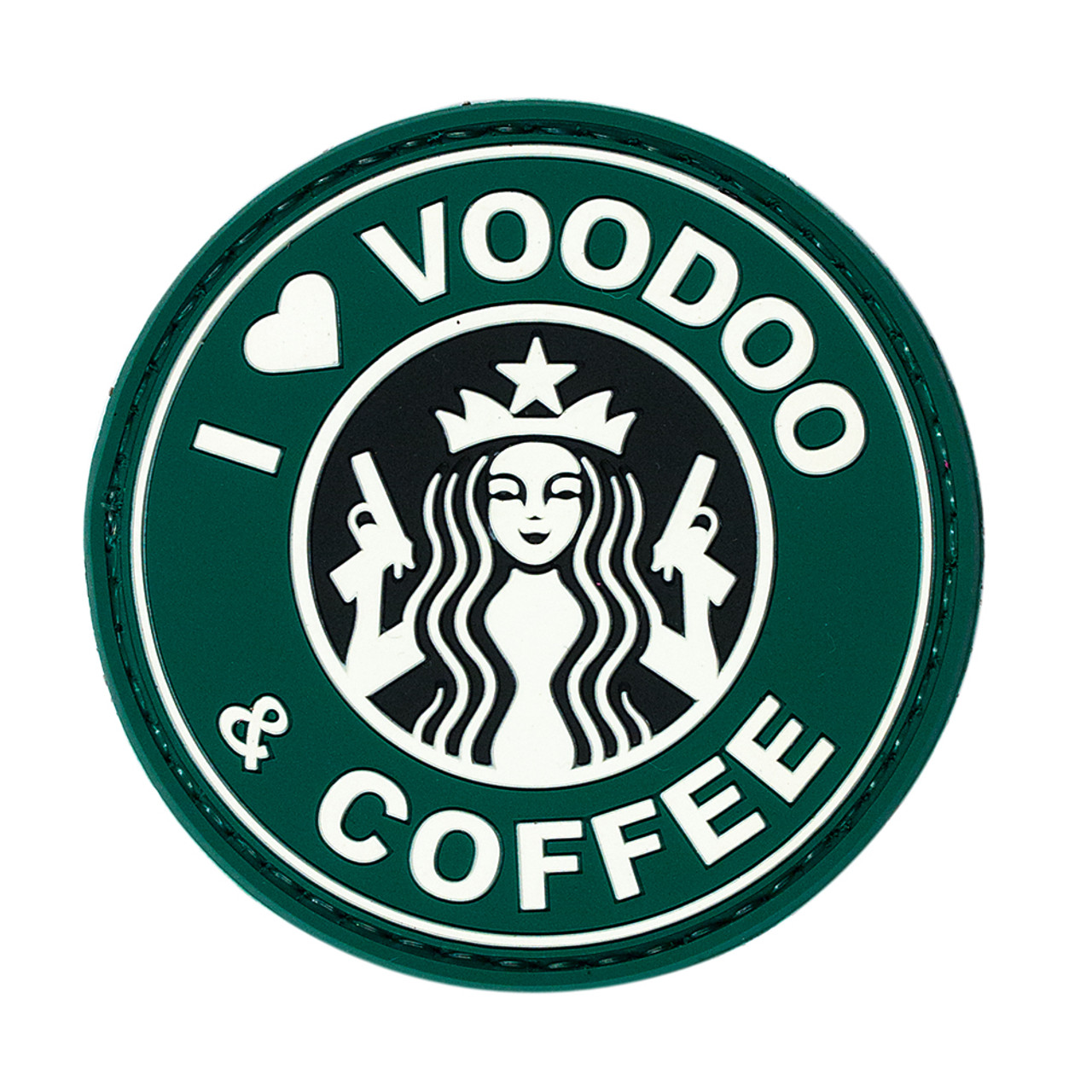 Voodoo Tactical I Love Voodoo & Coffee Patch