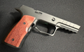 Sharps Bros Sharps 320 Improved Grip Module Black Anodize w/Brazilian Cherry Grips
