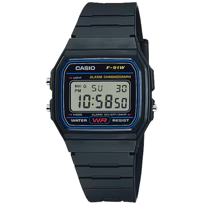 Casio F91W-1 LED Digital Watch
