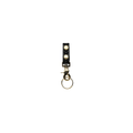 Boston Leather Belt Keeper with Deluxe Swivel Key Snap
