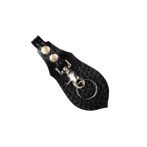 Boston Leather Deluxe Key Holder With Protective Flap
