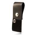 Boston Leather Epaulet Mic Holder 1 3/4 x 7 1/2, Hook and Loop and Snap