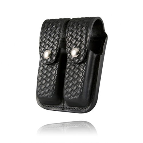 Boston Leather Double Mag Holder For 9mm/40Cal.
