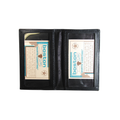 Boston Leather Double Oversized ID Holder