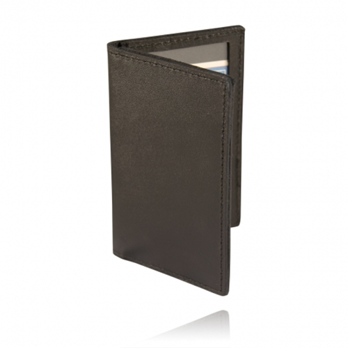 Boston Leather Double Oversized ID Holder