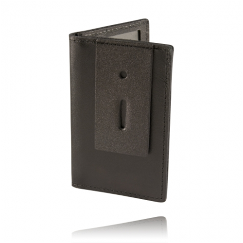 Boston Leather Double Oversized ID Holder