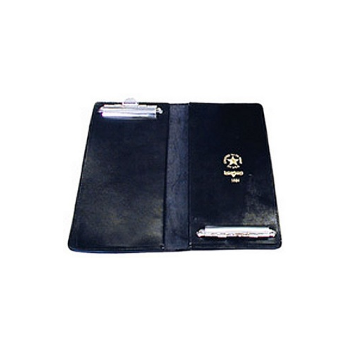 Boston Leather Large Citation Book with Clip