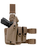 Safariland Model 6005 SLS Tactical Holster with Quick-Release Leg Strap for Taser X2