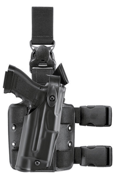 Safariland Model 6305 ALS/SLS Tactical Holster w/ Quick-Release Leg Strap for Sig Sauer P320C w/ Light