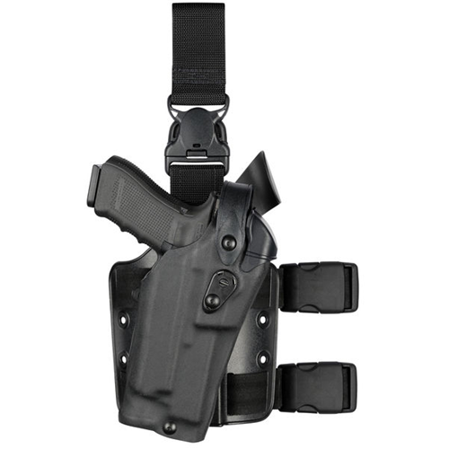 Safariland Model 6305RDS ALS/SLS Tactical Holster w/ Quick-Release Leg Strap for Smith & Wesson M&P 9L C.O.R.E. w/ Light
